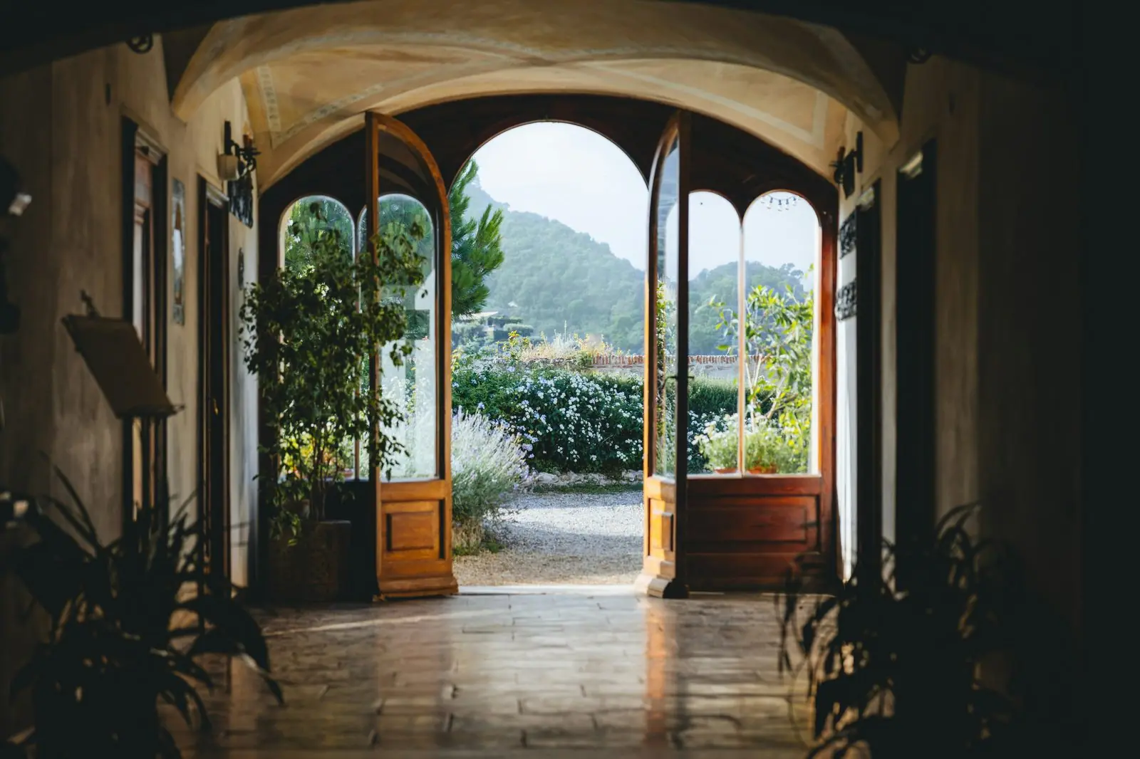 Eingang der Villa Castelletti